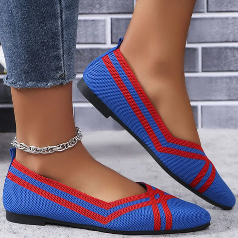 'Coraline' Mesh Slip On Flats - Celes Fashion